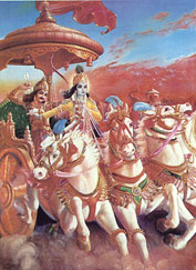 Arjuna and Krishna