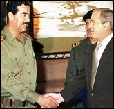 Bush & Saddam friends forever
