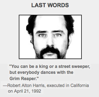 last words