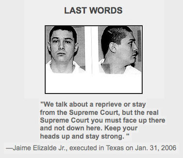 last words