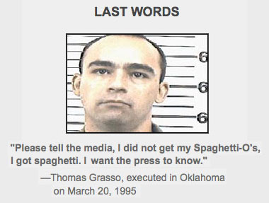 last words