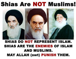 Shias are not Muslims