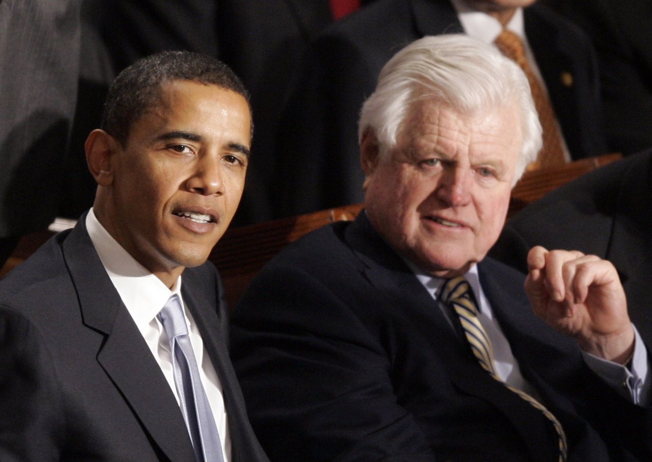 Kennedy with Obama