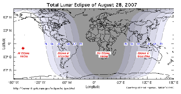 lunar eclipse map