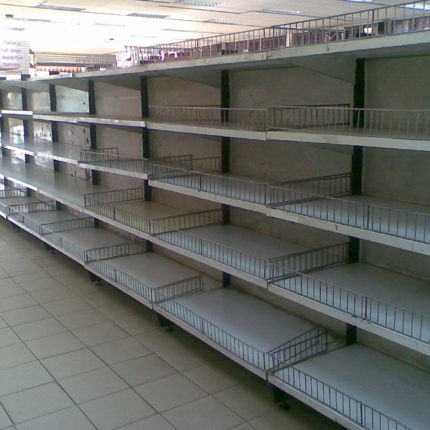 Zimbabwe supermarket shelves