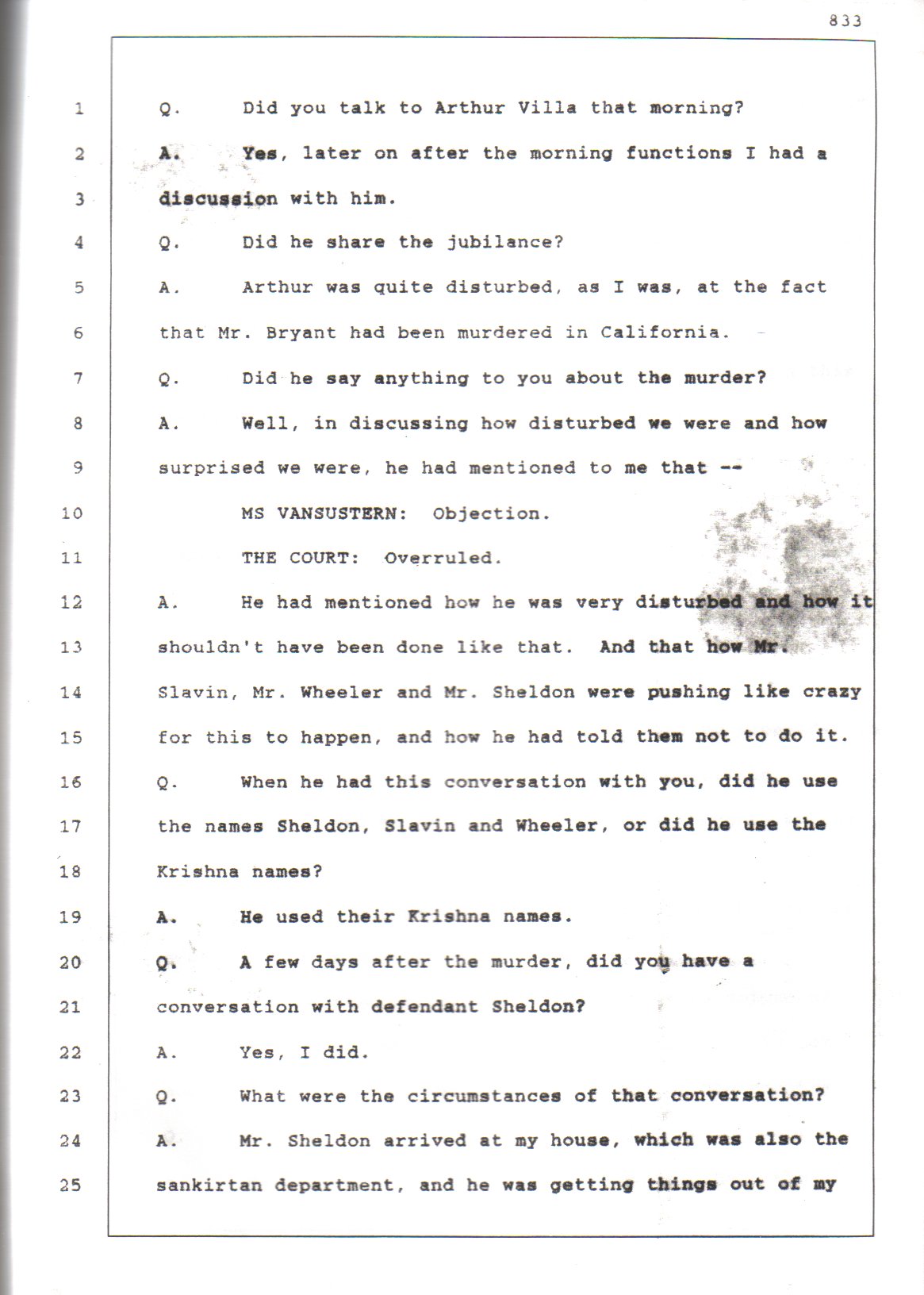 Dharamatma testimony