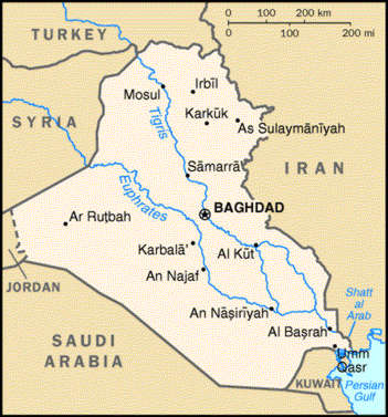 Iraq map