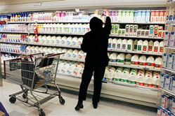 supermarket milk
