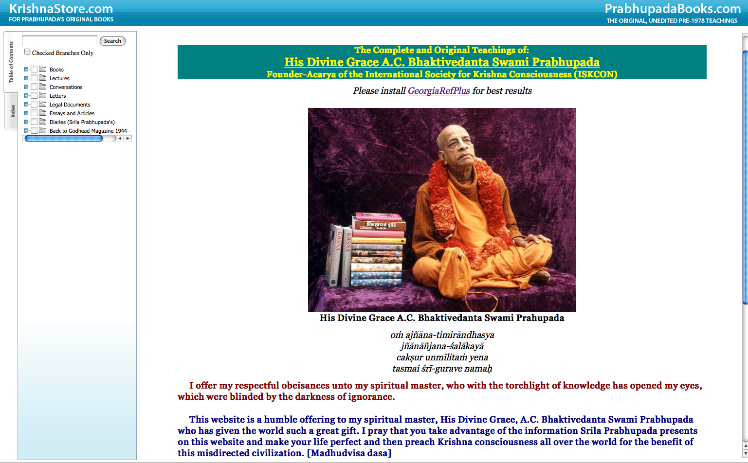PrabhupadasBooks.com