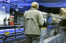Ralf P. is a pedophile struggling to resist his impulses. Walking through a train station like this one in the German city of Essen is not easy for him.