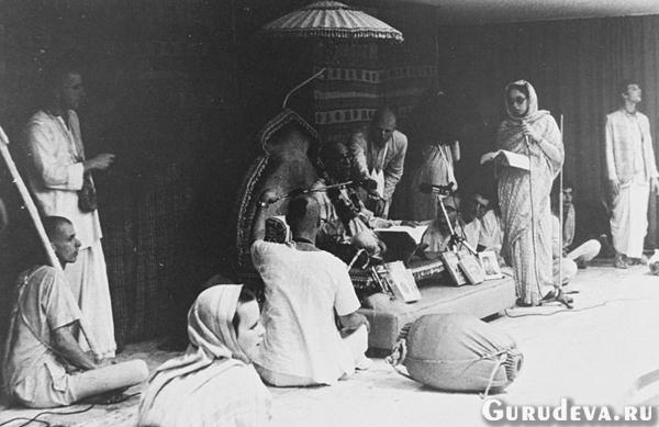 Srila Prabhupada in Italy
