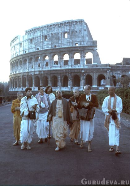 Prabhupada in Rome